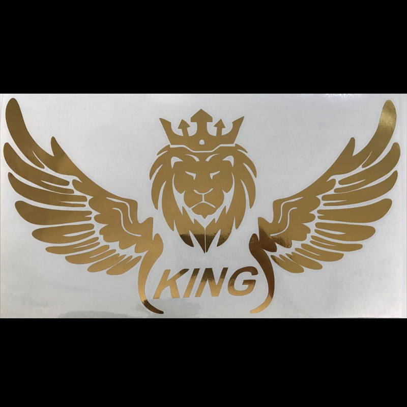 برچسب بدنه خودرو طرح بال طلایی کد SB101T