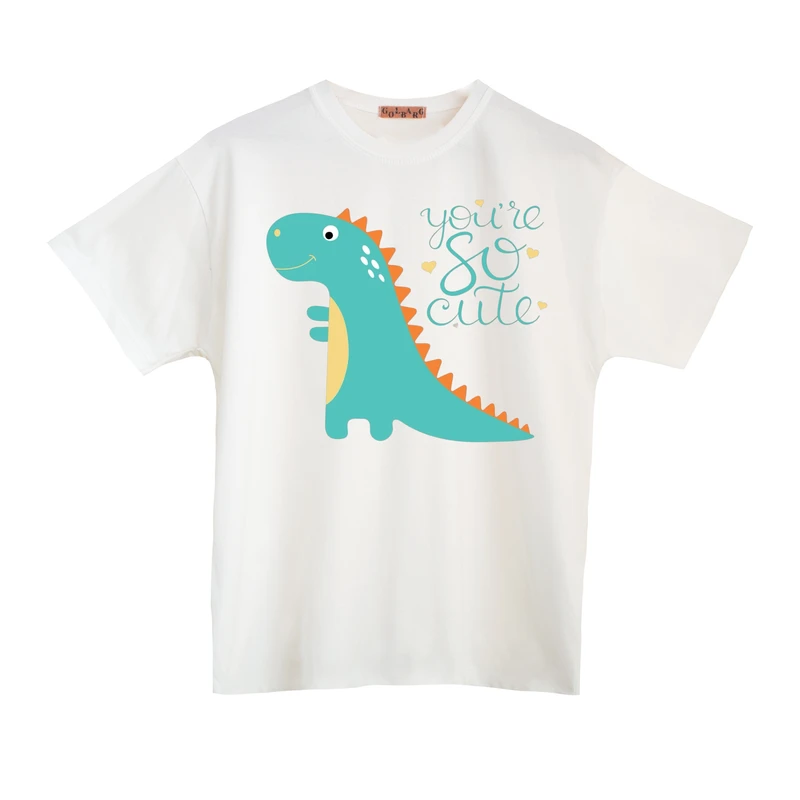 تی شرت آستین کوتاه پسرانه مدل دایناسور