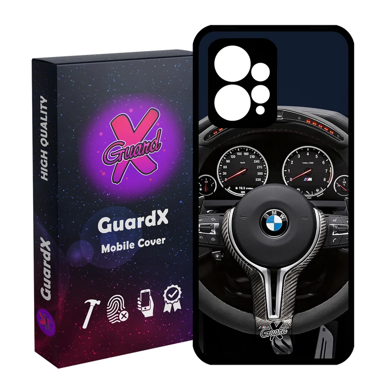 کاور گارد ایکس طرح BMW مدل Glass10345 مناسب برای گوشی موبایل شیائومی Redmi Note 12 4G