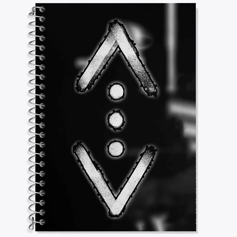 دفتر زبان 50 برگ خندالو مدل سه خط طرح سریال گودال کد 26091