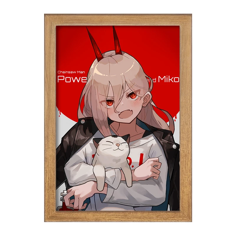 تابلو خندالو مدل پاور انیمه مرد اره ای Chainsaw Man  کد 23181