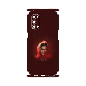 MAHOOT Portrait of an Indian Woman-FullSkin Cover Sticker for Oppo Reno4 Pro 5G