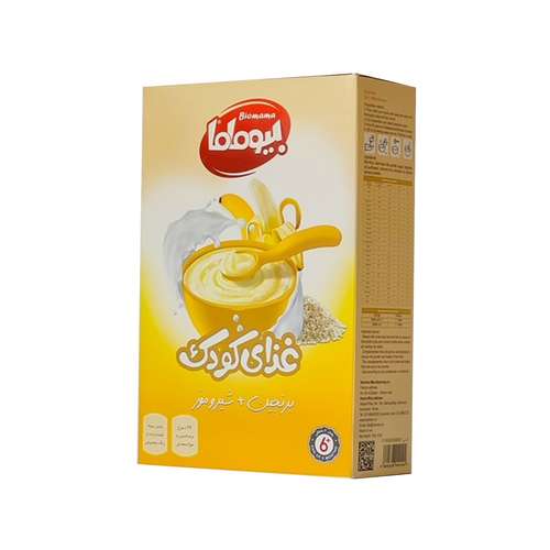غذای کودک برنجین با شیر و موز بیوماما - 200 گرم