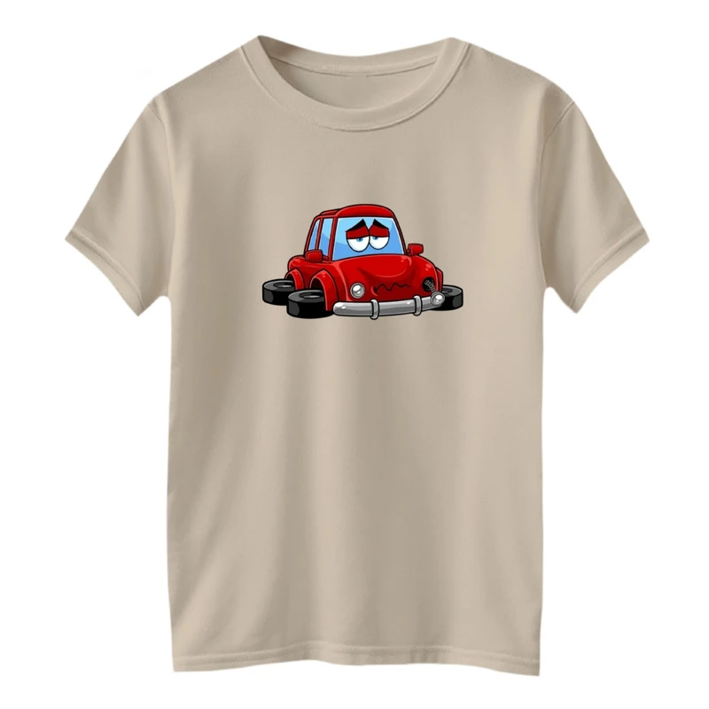 تی شرت آستین کوتاه بچگانه مدل ماشین ها کد 05
