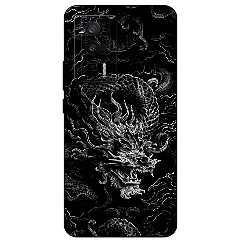کاور مگافون طرح اژدها مدل 1897 مناسب برای گوشی موبایل شیائومی Poco F5 Pro