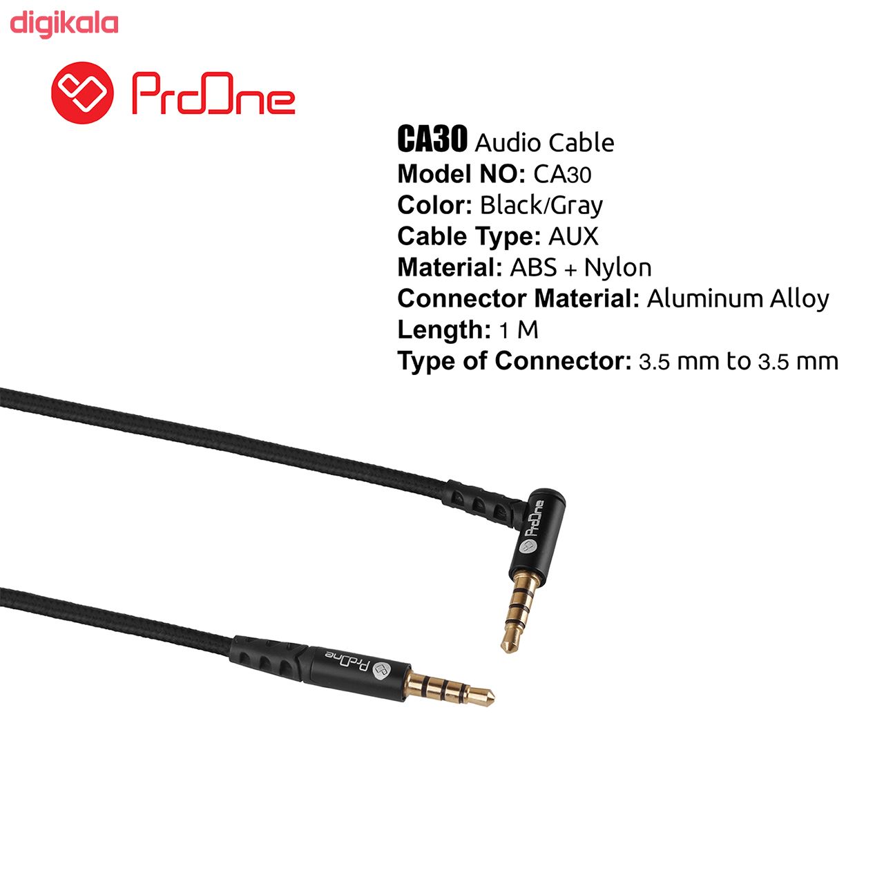 کابل AUX پرووان مدل CA30 طول 1 متر main 1 8