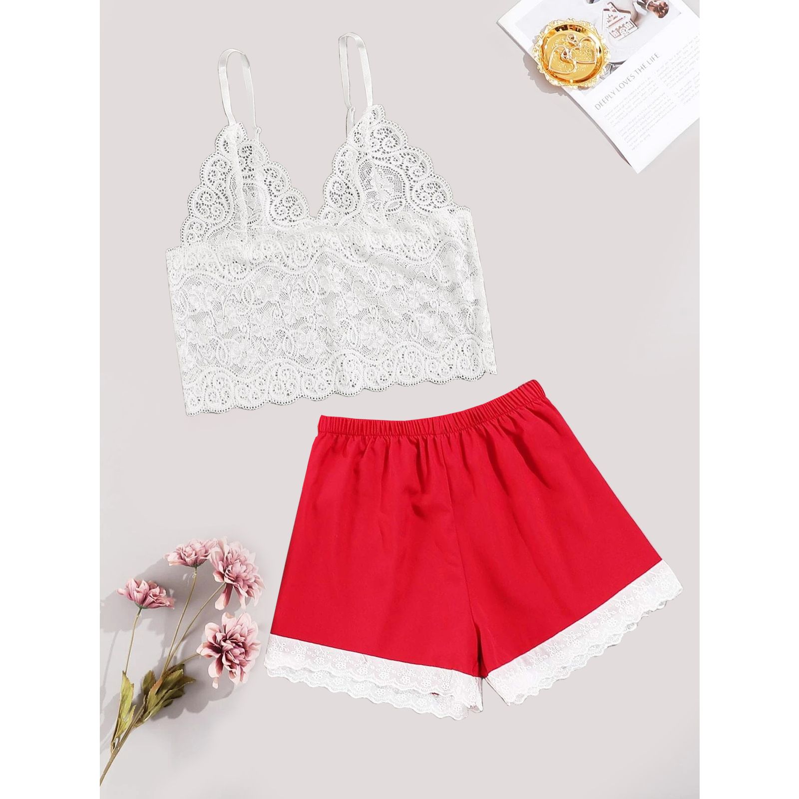 لباس خواب زنانه تویین مدل T-901-55 - - 27