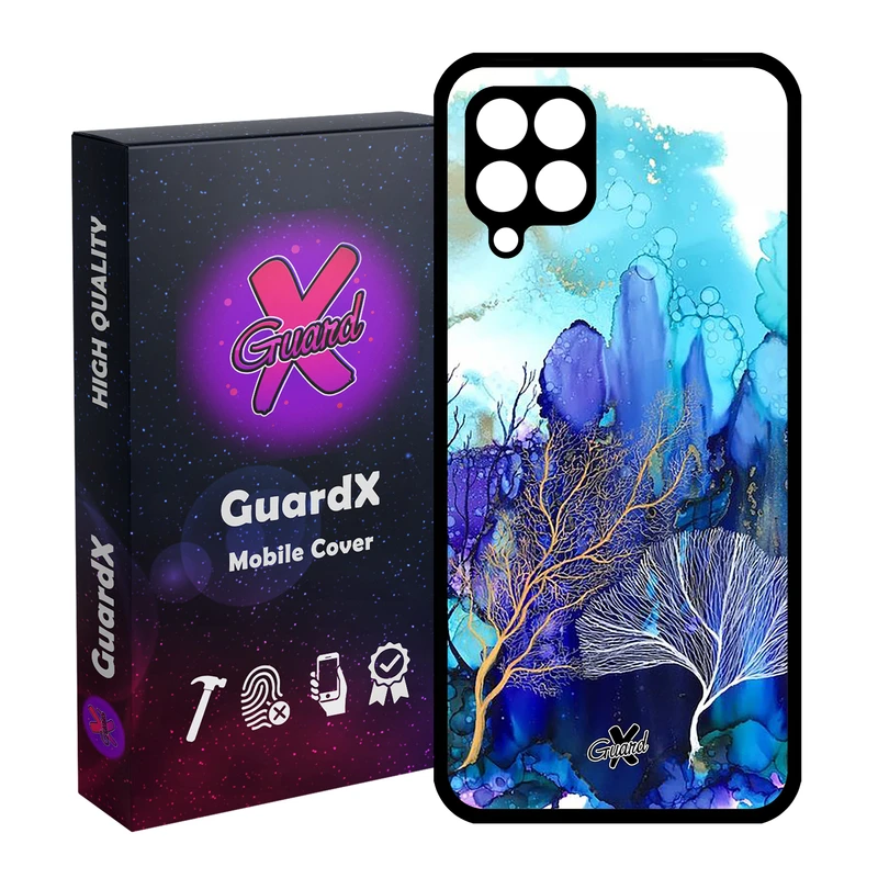 کاور گارد ایکس طرح آبرنگی مدل Glass10292 مناسب برای گوشی موبایل سامسونگ Galaxy A12