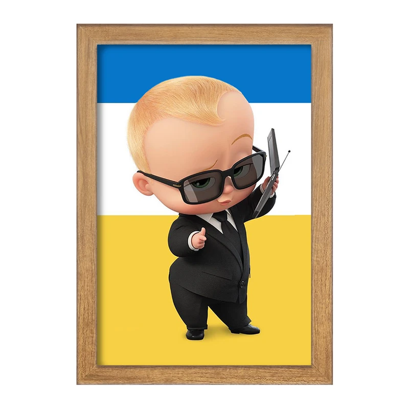 تابلو خندالو مدل بچه رئیس Boss Baby  کد 12521