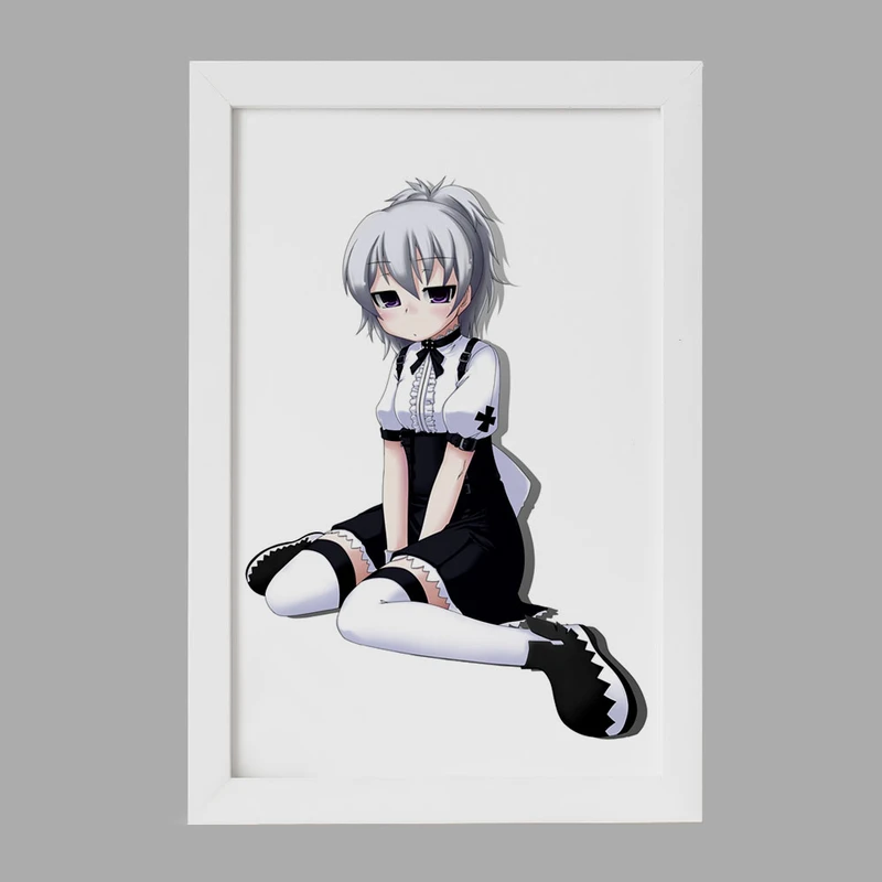 تابلو خندالو مدل یین انیمه تاریک تر از سیاهی Darker Than Black  کد 22570