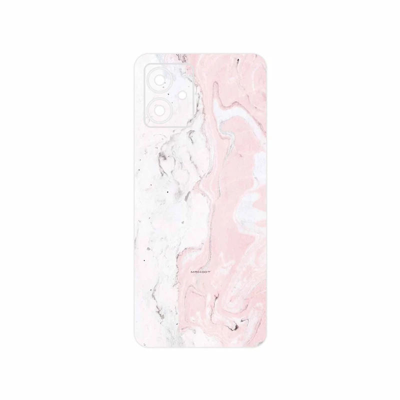 برچسب پوششی ماهوت مدل Blanco_Pink_Marble مناسب برای گوشی موبایل موتورولا Moto G14