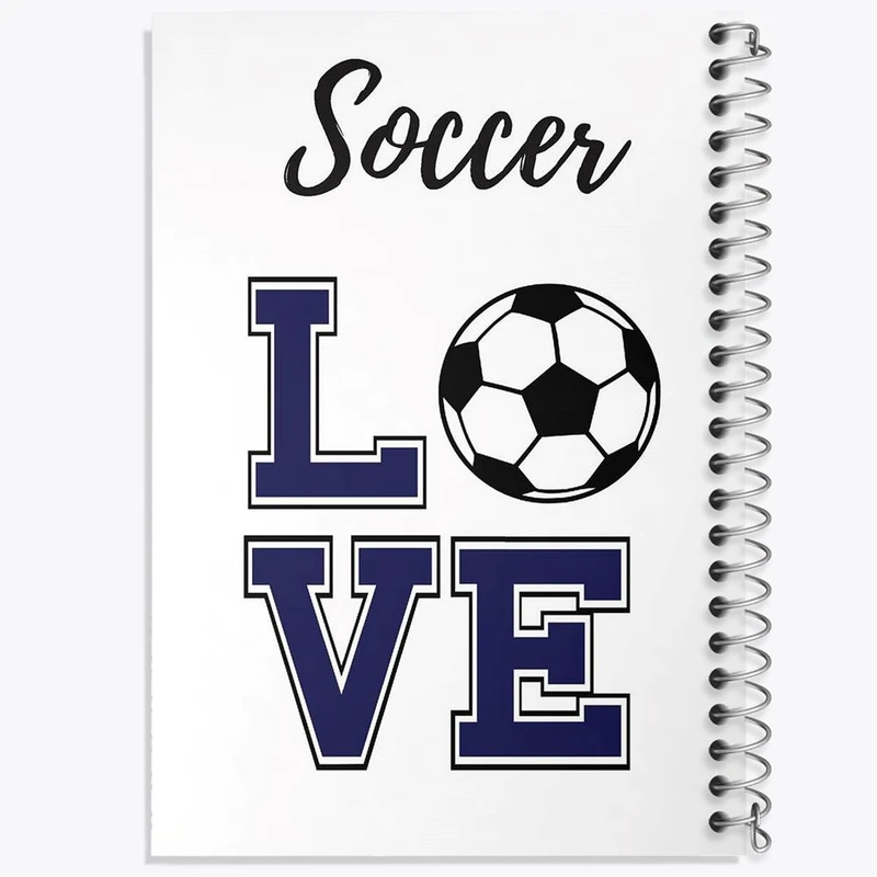 دفتر ژورنال نویسی 50 برگ خندالو مدل نقطه ای طرح فوتبال Football کد 25978