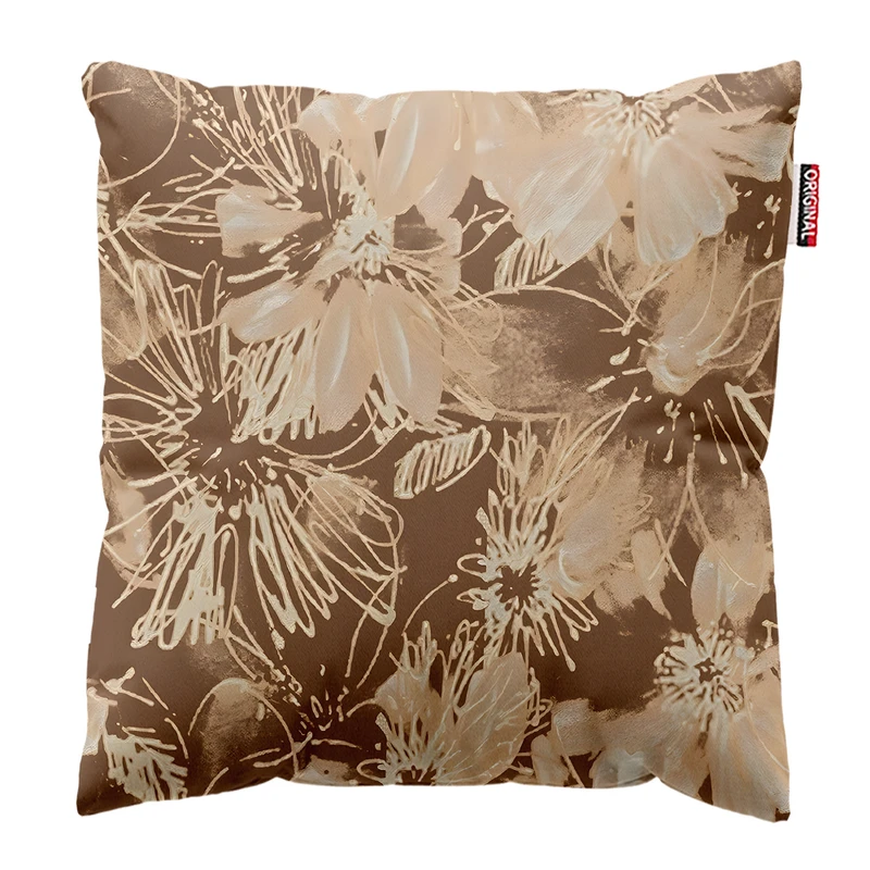 کوسن پاد آفرین مدل گل و برگ کد PK303380 سایز 30*30 سانتی متر