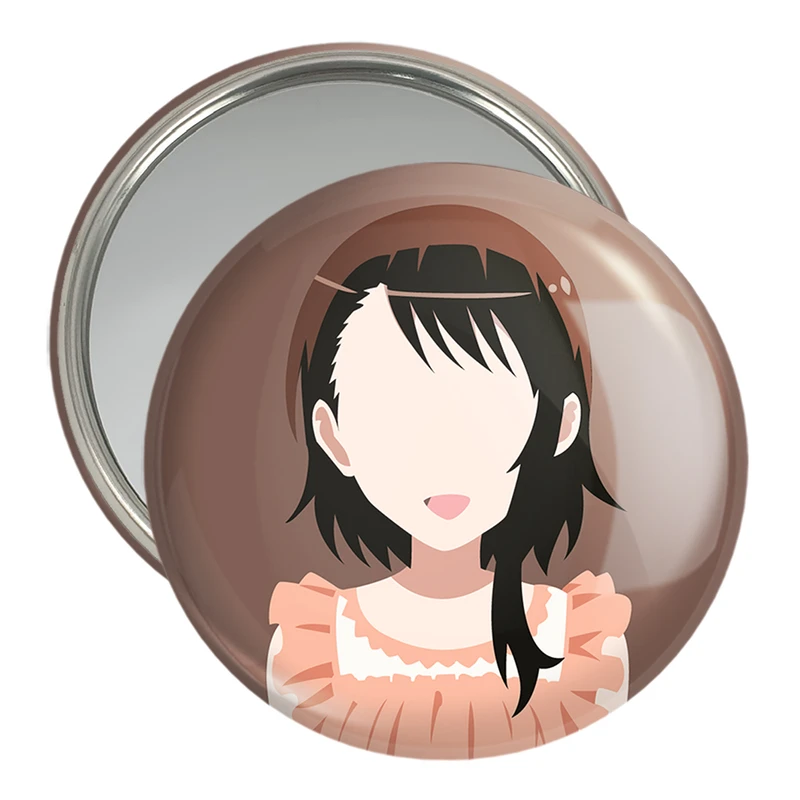 آینه جیبی خندالو مدل اونودرا انیمه عشق دروغین  کد 17156