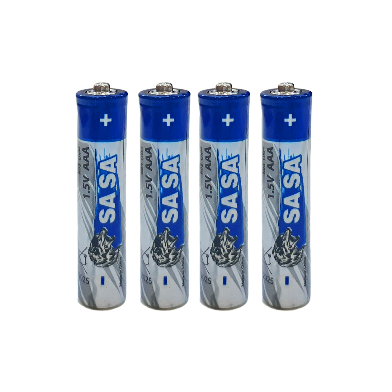 باتری نیم قلمی مدل SASA بسته 4 عددی
