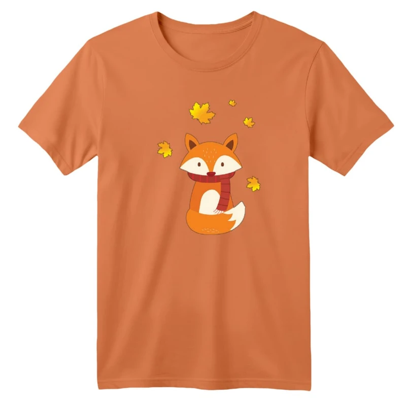 تی شرت آستین کوتاه بچگانه مدل روباه کد ۵