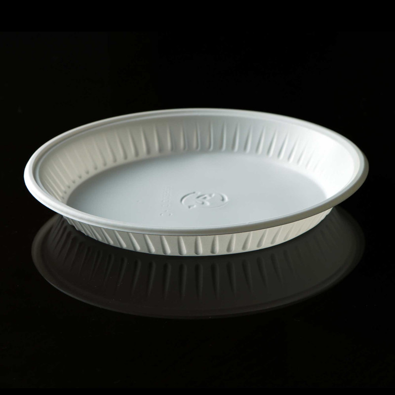 بشقاب یکبار مصرف آملون مدل گیاهی بسته 40 عددی