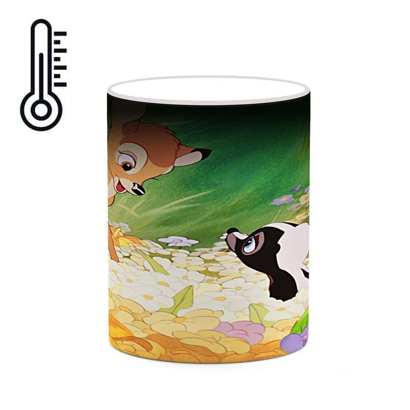 ماگ حرارتی کاکتی مدل کارتون Bambi کد mgh22218