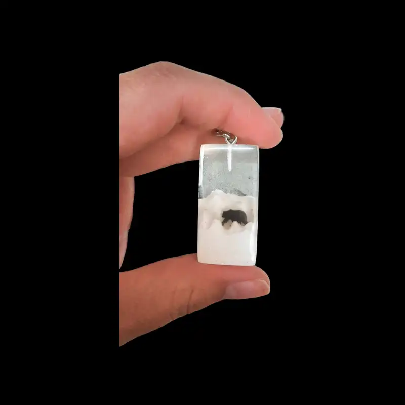 جاکلیدی رزینی مدل خرس قطبی شبتاب