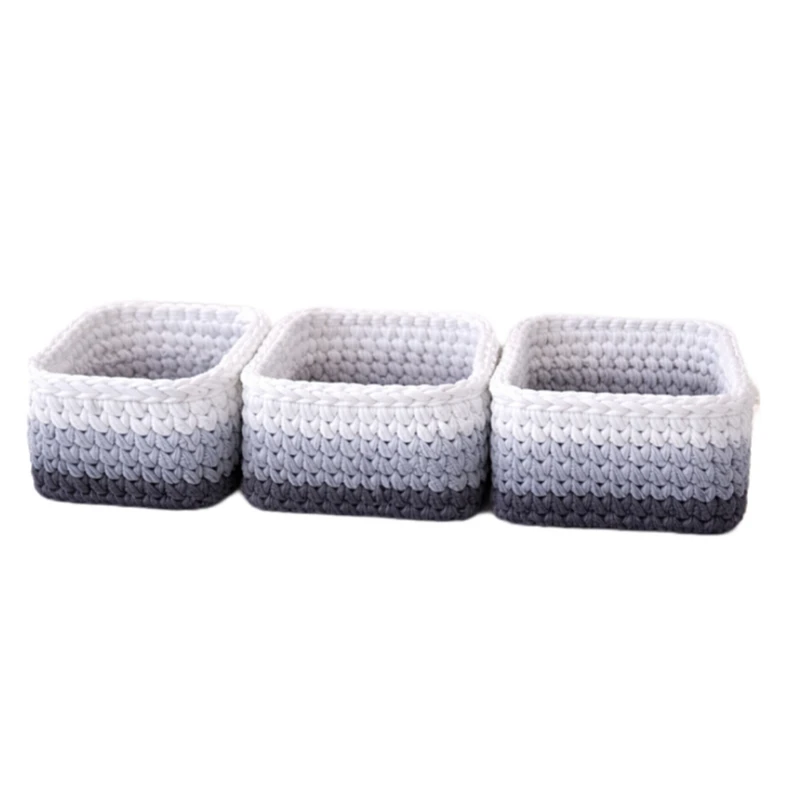 سبد قلاب بافی تریکو کد 886 مجموعه 3 عددی