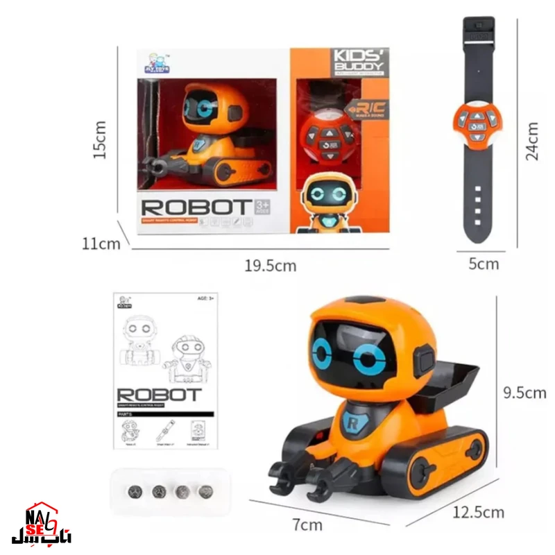 عکس شماره 4 : ربات کنترلی ناب سل walle مدل ساعت مچی smart watch remote contorol robot