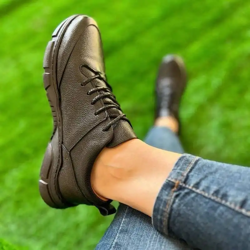 کفش روزمره زنانه مدل چرم طبیعی کد A-A.311m