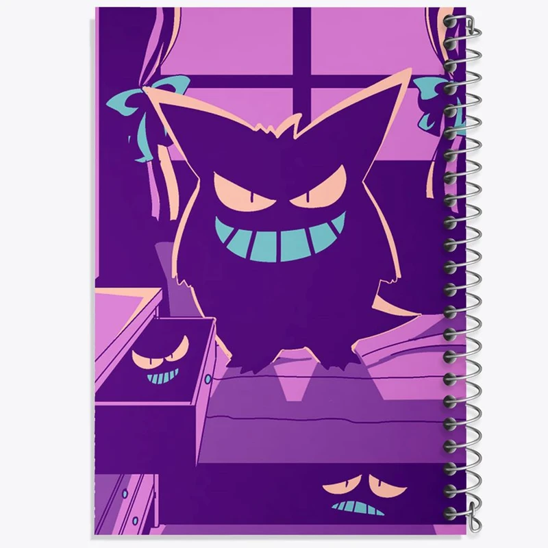 دفتر مشق 100 برگ خندالو طرح گنگار انیمه پوکمون کد 17376