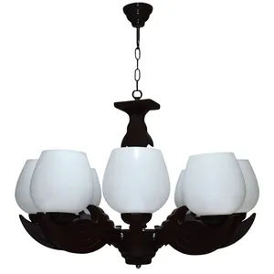  لوستر هشت شعله چشمه نور کد G702/8-BR