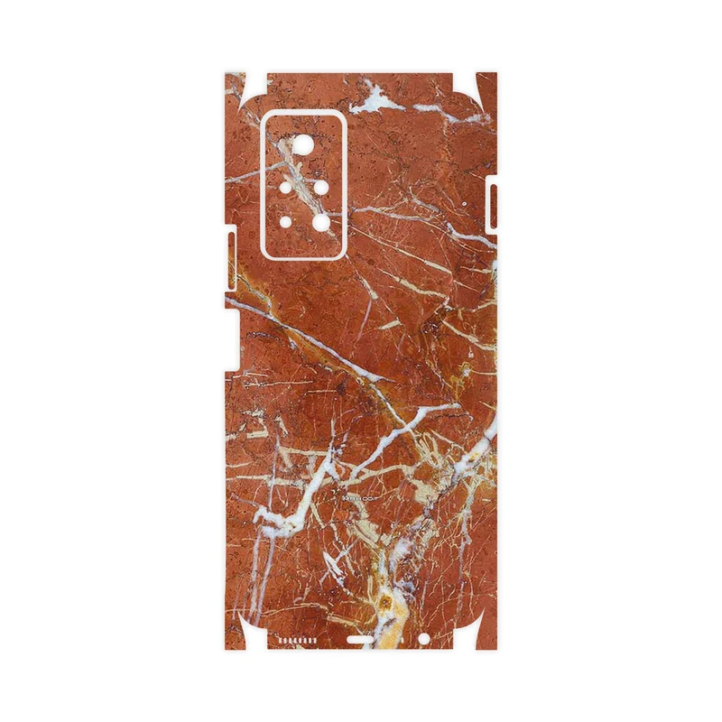 برچسب پوششی ماهوت مدل Red Marble-FullSkin مناسب برای گوشی موبایل اینفینیکس Note 11 Pro