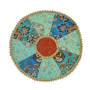 رومیزی ترمه مدل چهل تکه سالار کد F157