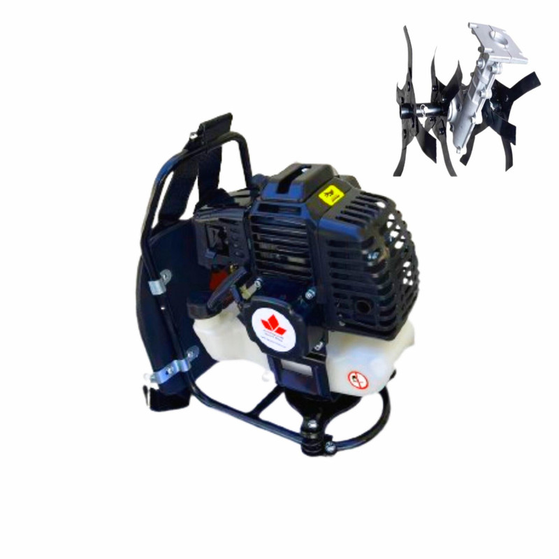 علف زن پشتی میتسوبیشی  مدل BG520 به همراه الحاقی روتیواتور
