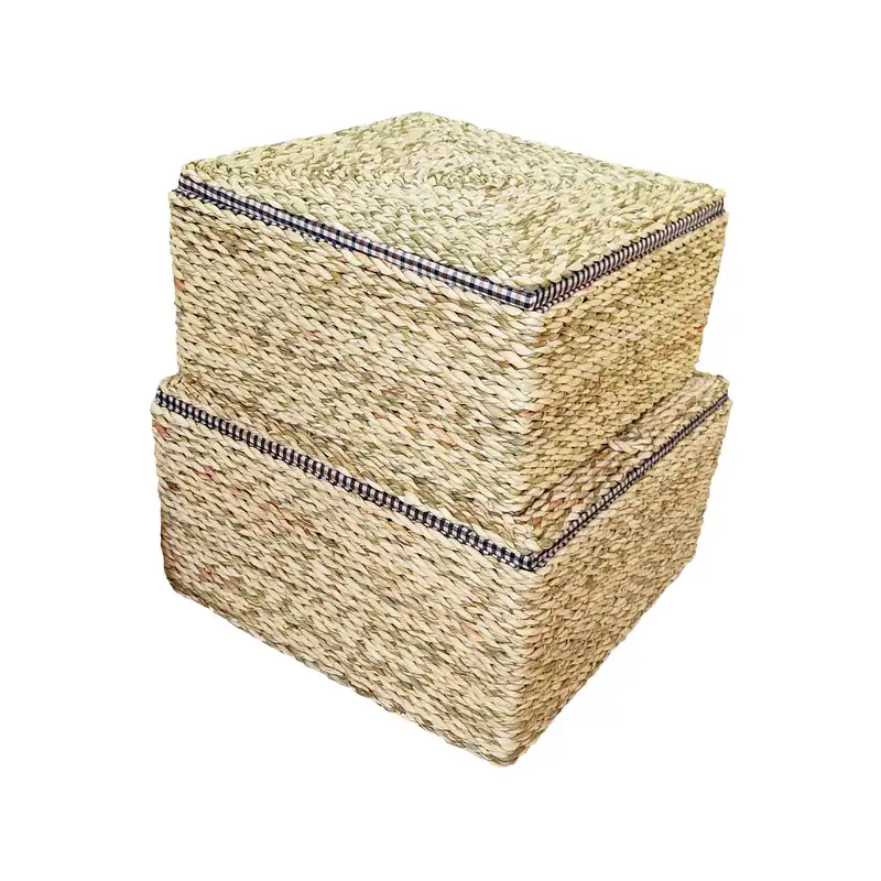 سبد حصیری مدل AF303  مجموعه 3 عددی