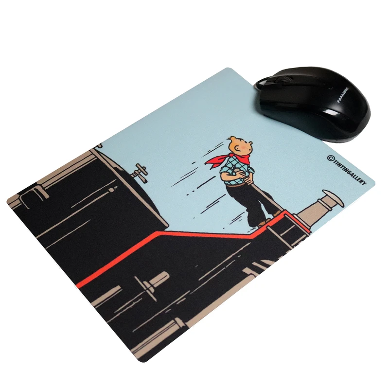 ماوس پد مدل تن تن در قطار