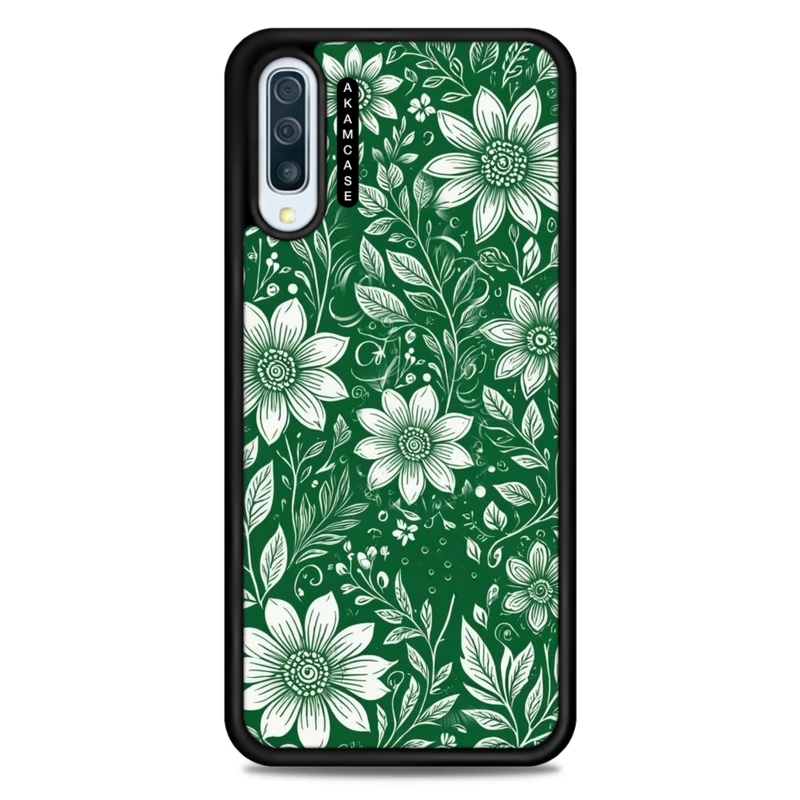 کاور آکام مدل AMC-WSGA50-FLOWERS-17 مناسب برای گوشی موبایل سامسونگ Galaxy A50