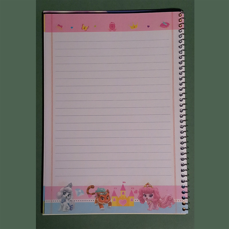 دفتر مشق 40 برگ آزاد مدل D0900 طرح حاشیه دار به همراه لوازم تحریر مجموعه 5 عددی