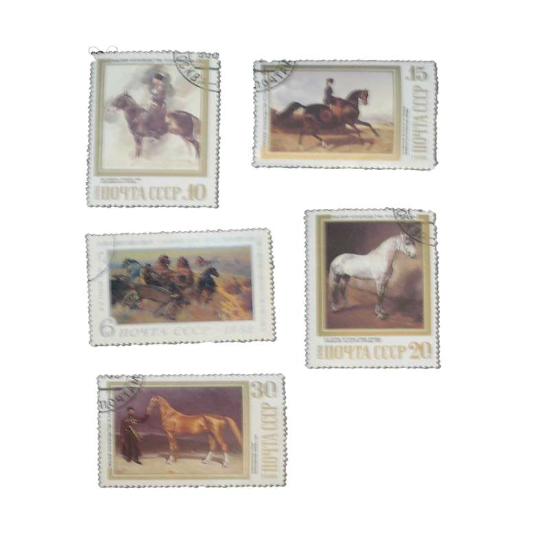 تمبر یادگاری مدل ملل کد DS1566 مجموعه 5 عددی