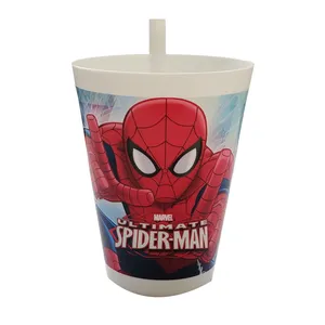 لیوان نی دار کودک طرح spiderman کد 007