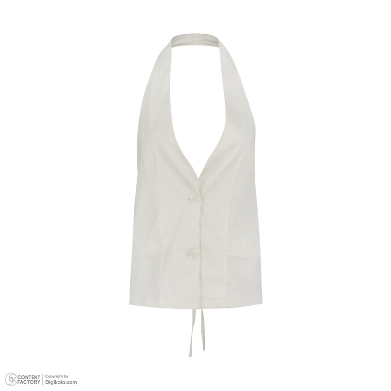 جلیقه زنانه پپا مدل 004 رنگ سفید