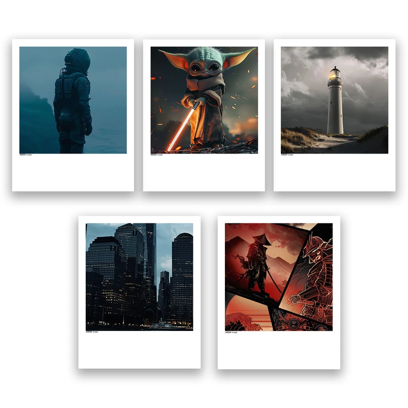 آویز تزیینی عرش مدل فانتزی پسرونه کد Asa786 مجموعه پنج عددی