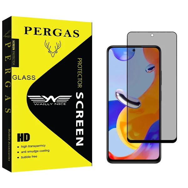 محافظ صفحه نمایش حریم شخصی وایلی نایس مدل Pergas مناسب برای گوشی موبایل شیائومی Redmi Note 11 Pro 5G
