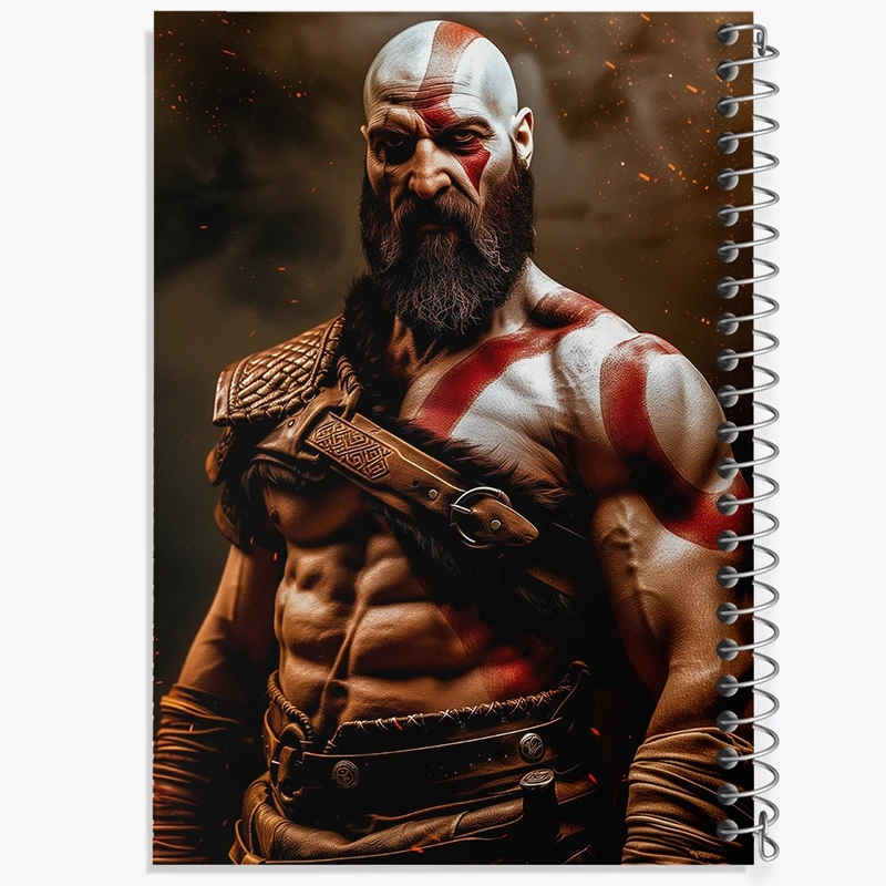 دفتر لیست خرید 50 برگ خندالو طرح گاد آف وار کد F2861