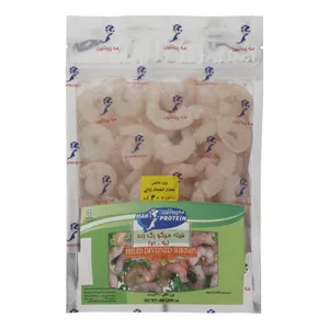 فیله میگو رگ زده منجمد مه پروتئین سایز 71-90 - 400 گرم