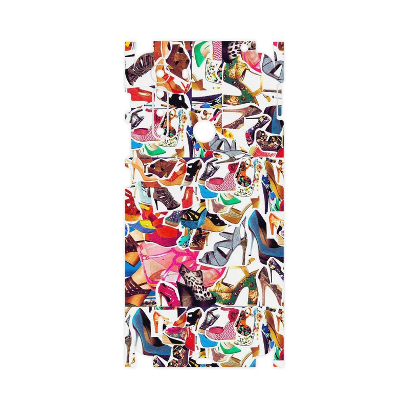 برچسب پوششی ماهوت مدل Collage of High heel Shoes-FullSkin مناسب برای گوشی موبایل موتورولا One Fusion