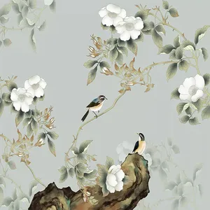 پوستر دیواری سه بعدی مدل تنه درخت گنجشک DVRF1969