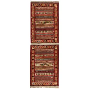 گلیم دستبافت طول سه متر مدل ورنی کد 99090912 