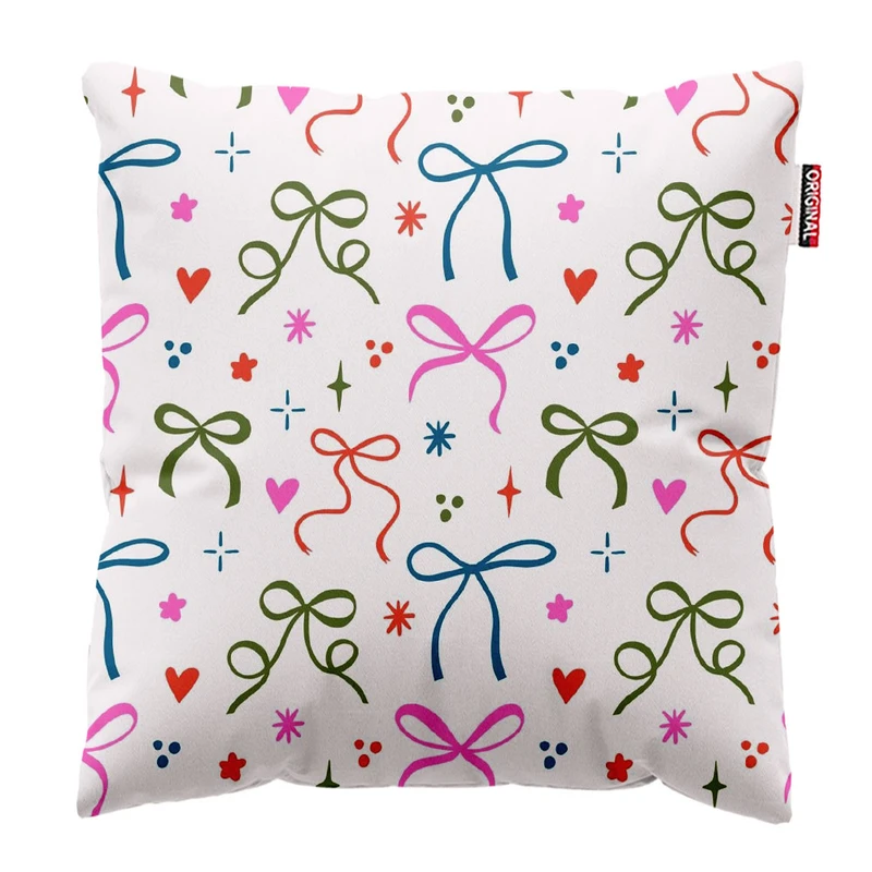 کوسن پاد آفرین طرح پاپیون کد 1722 سایز 30*30 سانتی متر