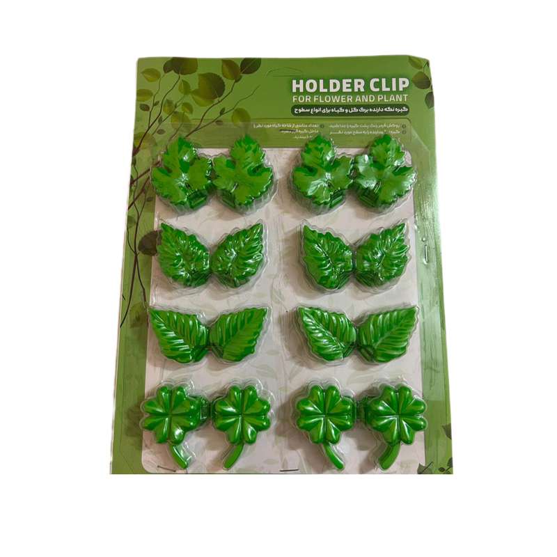 گیره نگهدارنده مدل برگ بسته 16 عددی