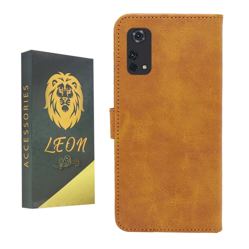 کیف کلاسوری لئون مدل Bersa مناسب برای گوشی موبایل شیائومی Poco M4 4G / M4 Pro 4G