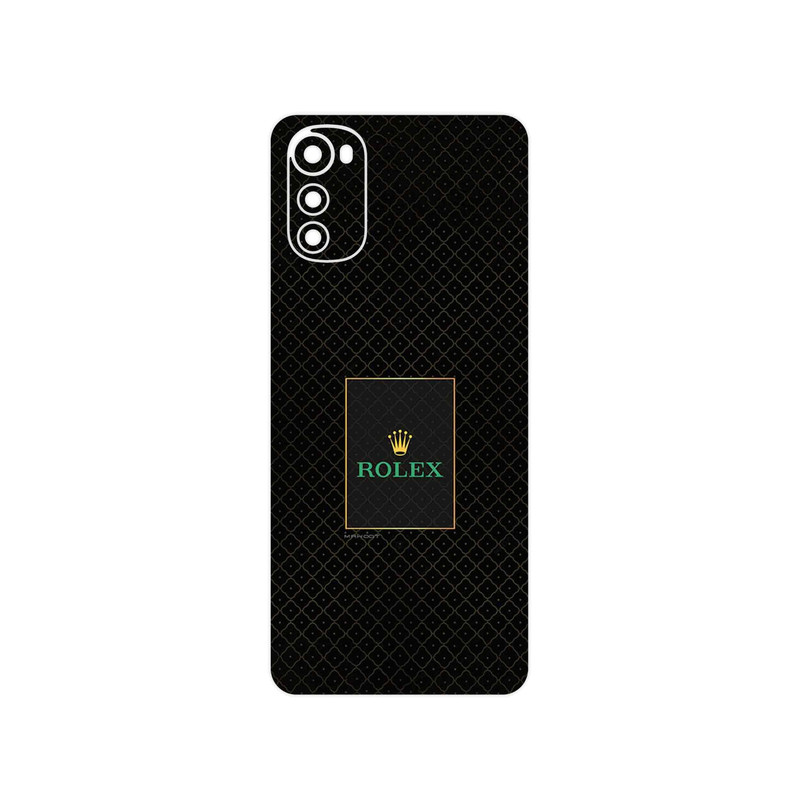 برچسب پوششی ماهوت مدل Rolex_Logo مناسب برای گوشی موبایل موتورولا Moto E32s