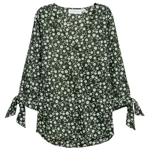 بلوز آستین سه ربع زنانه اچ اند ام مدل گلدار کد 577529002